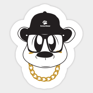 Old School Bear Sticker